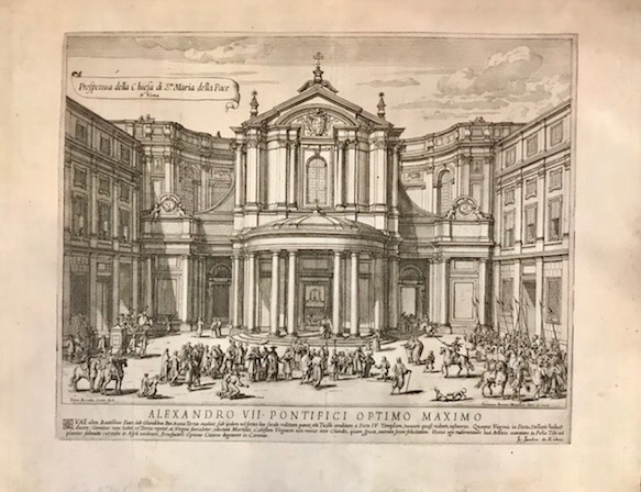 Barriere Dominique (1618-1678) Prospetiva della Chiesa di S.ta Maria della Pace di Roma s.d. (1684?) Roma 